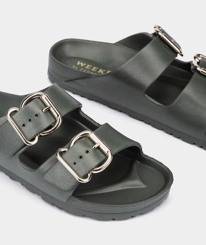 Pedro Miralles Flat Sandals IBIZA Bio Kaki 8211 Woman Pedro Miralles Flat Sandals IBIZA Bio Kaki 8211 Woman