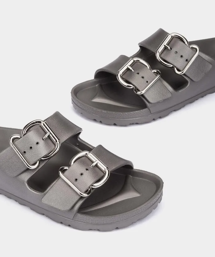 Pedro Miralles Flat Sandals IBIZA Bio Plomo 8211 Woman Pedro Miralles Flat Sandals IBIZA Bio Plomo 8211 Woman