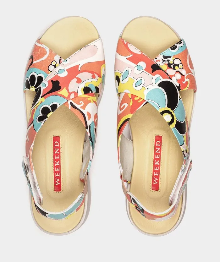 Pedro Miralles Flat Sandals ILLORA Estudio Corallo 8211 Woman Pedro Miralles Flat Sandals ILLORA Estudio Corallo 8211 Woman
