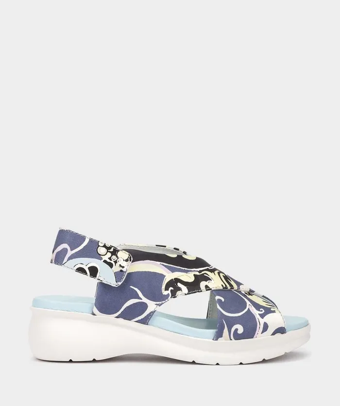 Pedro Miralles Flat Sandals ILLORA Estudio Sky 8211 Woman