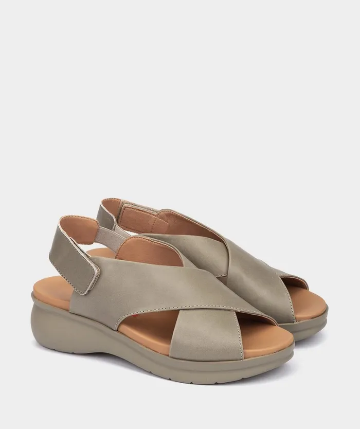 Pedro Miralles Flat Sandals ILLORA Vitello Salvia 8211 Woman Pedro Miralles Flat Sandals ILLORA Vitello Salvia 8211 Woman