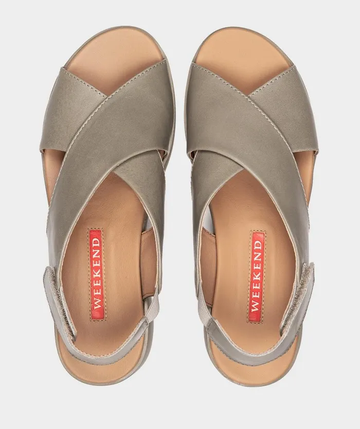 Pedro Miralles Flat Sandals ILLORA Vitello Salvia 8211 Woman Pedro Miralles Flat Sandals ILLORA Vitello Salvia 8211 Woman