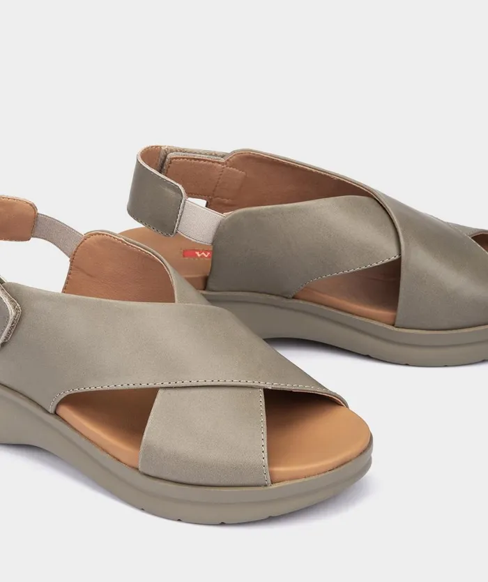 Pedro Miralles Flat Sandals ILLORA Vitello Salvia 8211 Woman Pedro Miralles Flat Sandals ILLORA Vitello Salvia 8211 Woman
