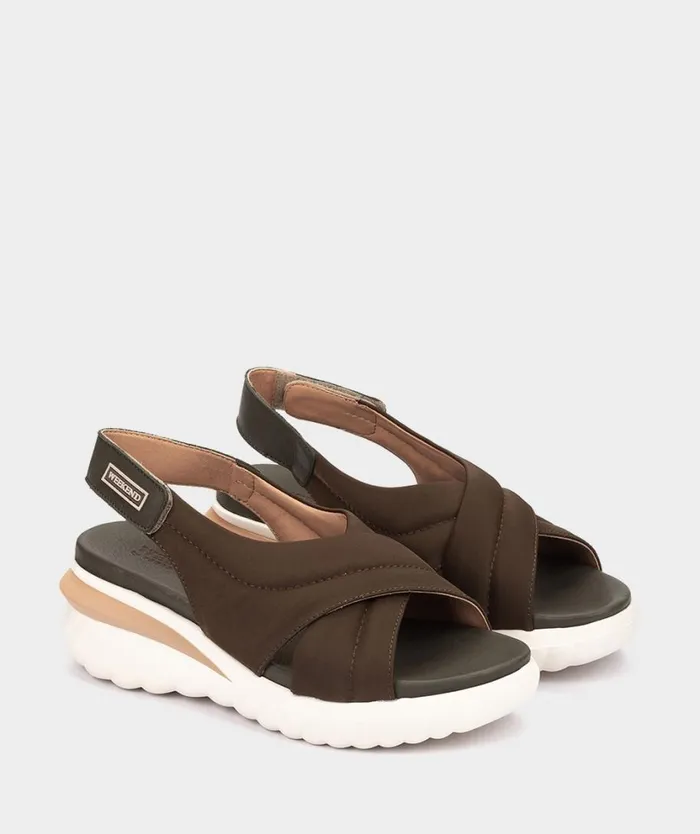 Pedro Miralles Flat Sandals JENA Camping Militare 8211 Woman Pedro Miralles Flat Sandals JENA Camping Militare 8211 Woman