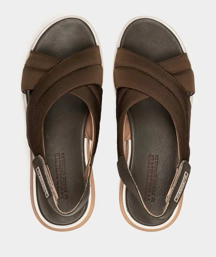 Pedro Miralles Flat Sandals JENA Camping Militare 8211 Woman Pedro Miralles Flat Sandals JENA Camping Militare 8211 Woman