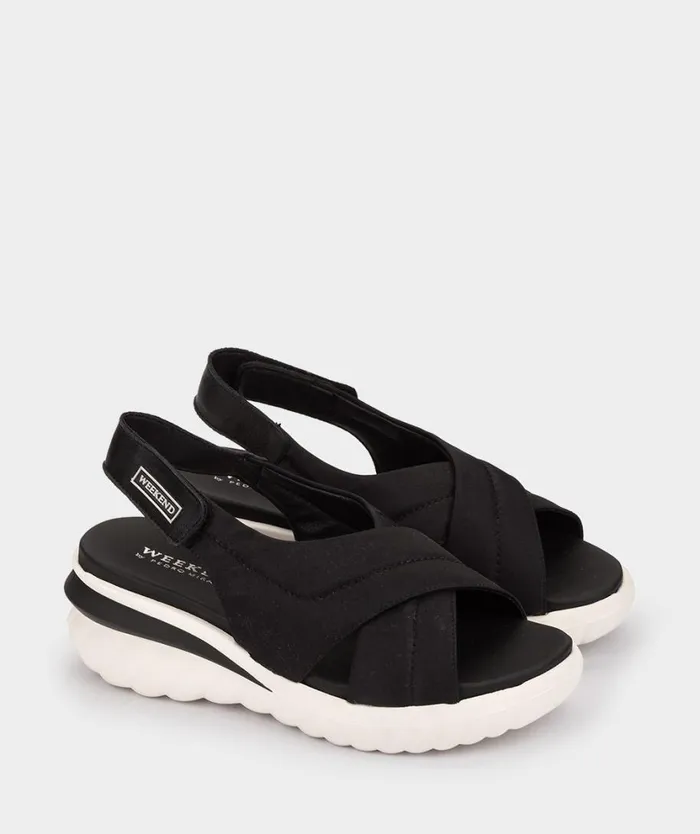 Pedro Miralles Flat Sandals JENA Camping Negro 8211 Woman Pedro Miralles Flat Sandals JENA Camping Negro 8211 Woman