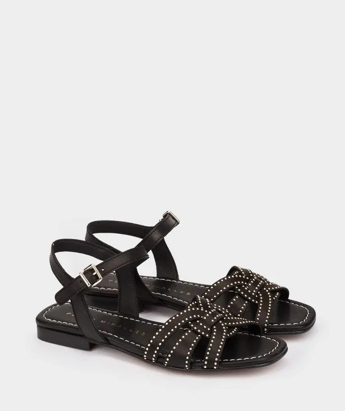 Pedro Miralles Flat Sandals LIRIA Alfa Negro 8211 Woman Pedro Miralles Flat Sandals LIRIA Alfa Negro 8211 Woman