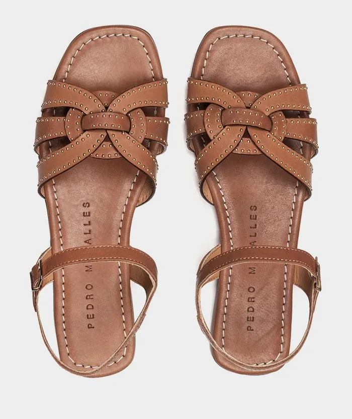 Pedro Miralles Flat Sandals LIRIA Alfa Tabac 8211 Woman Pedro Miralles Flat Sandals LIRIA Alfa Tabac 8211 Woman