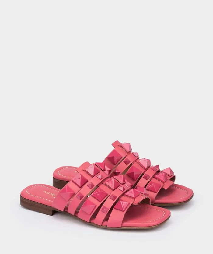 Pedro Miralles Flat Sandals MADISON Natur Fragola 8211 Woman Pedro Miralles Flat Sandals MADISON Natur Fragola 8211 Woman