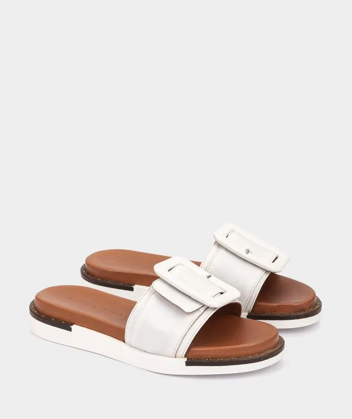 Pedro Miralles Flat Sandals MARSALA Venecia Blanco 8211 Woman Pedro Miralles Flat Sandals MARSALA Venecia Blanco 8211 Woman