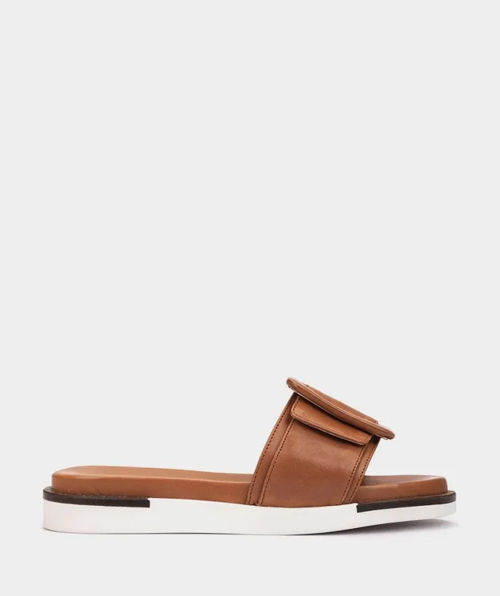 Pedro Miralles Flat Sandals MARSALA Venecia Cuero 8211 Woman