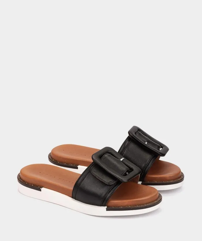 Pedro Miralles Flat Sandals MARSALA Venecia Negro 8211 Woman Pedro Miralles Flat Sandals MARSALA Venecia Negro 8211 Woman