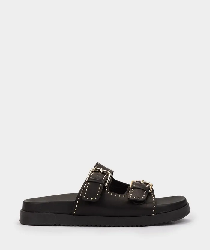 Pedro Miralles Flat Sandals MUCHAMIEL Alfa Negro 8211 Woman Pedro Miralles Flat Sandals MUCHAMIEL Alfa Negro 8211 Woman