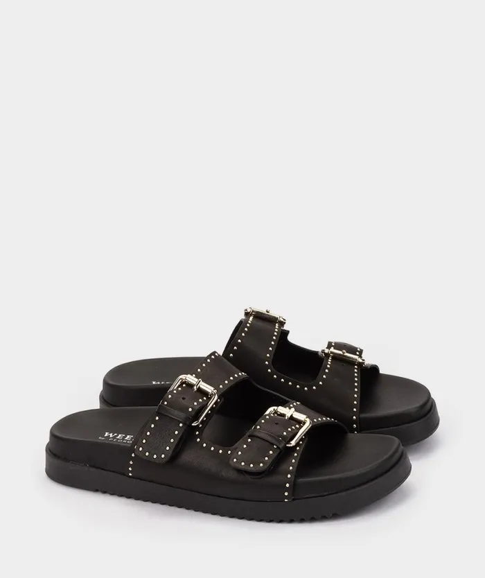 Pedro Miralles Flat Sandals MUCHAMIEL Alfa Negro 8211 Woman Pedro Miralles Flat Sandals MUCHAMIEL Alfa Negro 8211 Woman