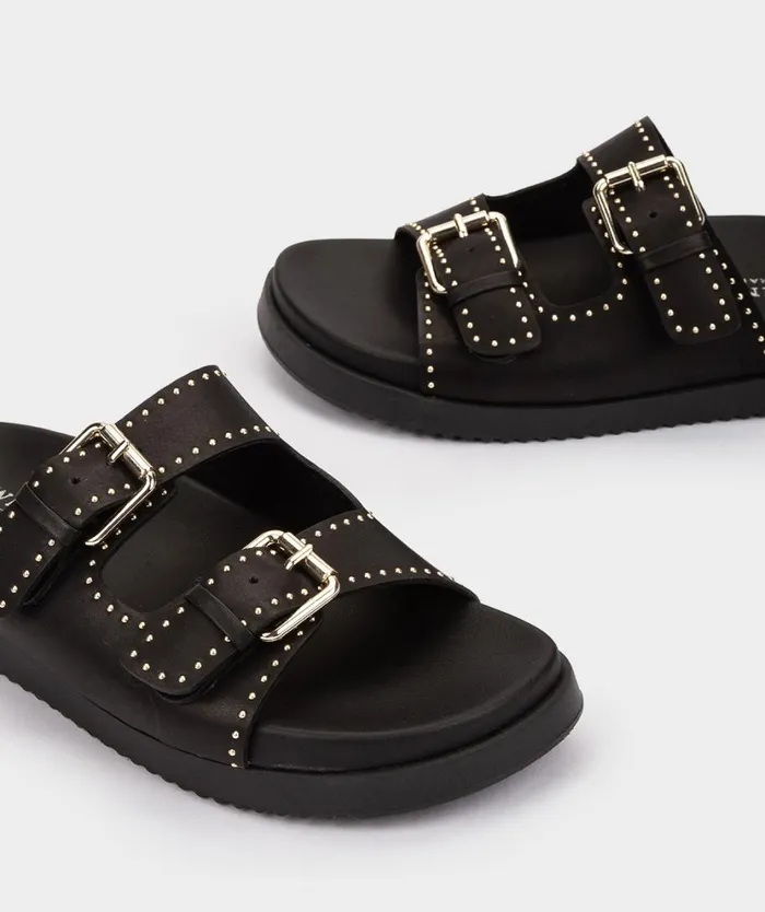 Pedro Miralles Flat Sandals MUCHAMIEL Alfa Negro 8211 Woman Pedro Miralles Flat Sandals MUCHAMIEL Alfa Negro 8211 Woman