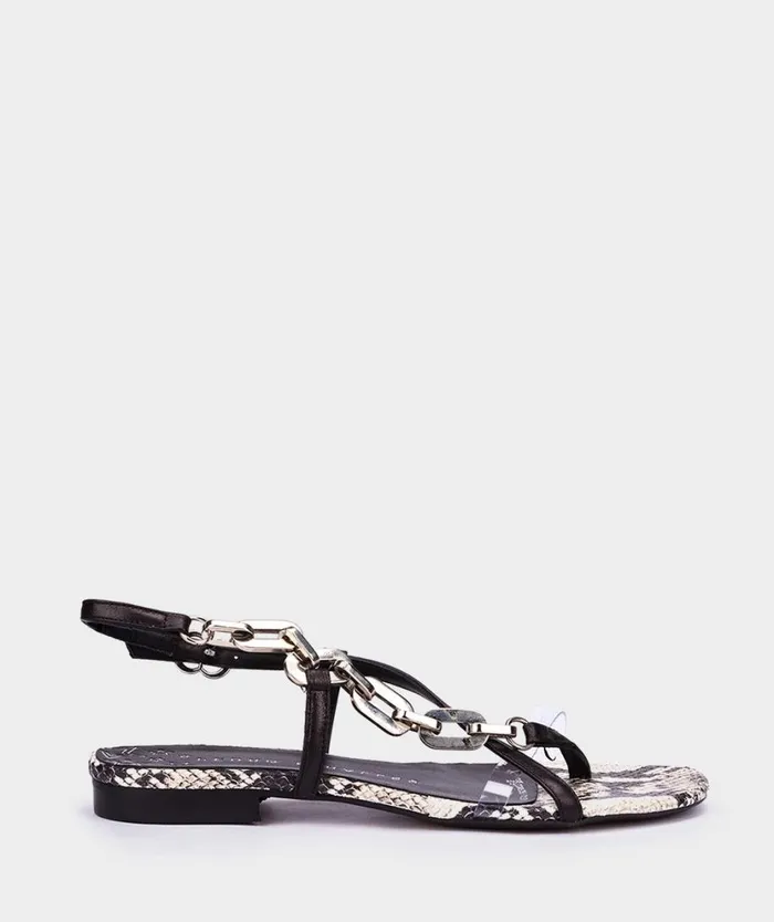 Pedro Miralles Flat Sandals OLEGGIO Kaiser Negro 8211 Woman Pedro Miralles Flat Sandals OLEGGIO Kaiser Negro 8211 Woman