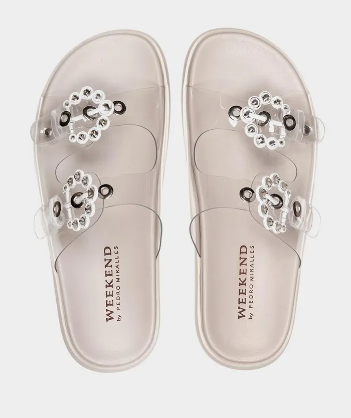 Pedro Miralles Flat Sandals PORI Napa Off 8211 Woman Pedro Miralles Flat Sandals PORI Napa Off 8211 Woman