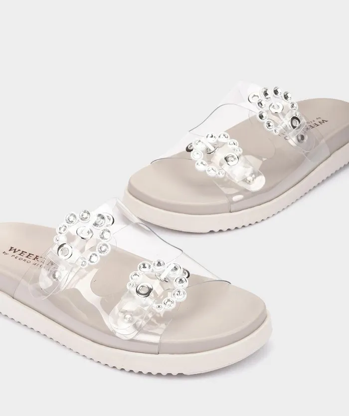 Pedro Miralles Flat Sandals PORI Napa Off 8211 Woman Pedro Miralles Flat Sandals PORI Napa Off 8211 Woman
