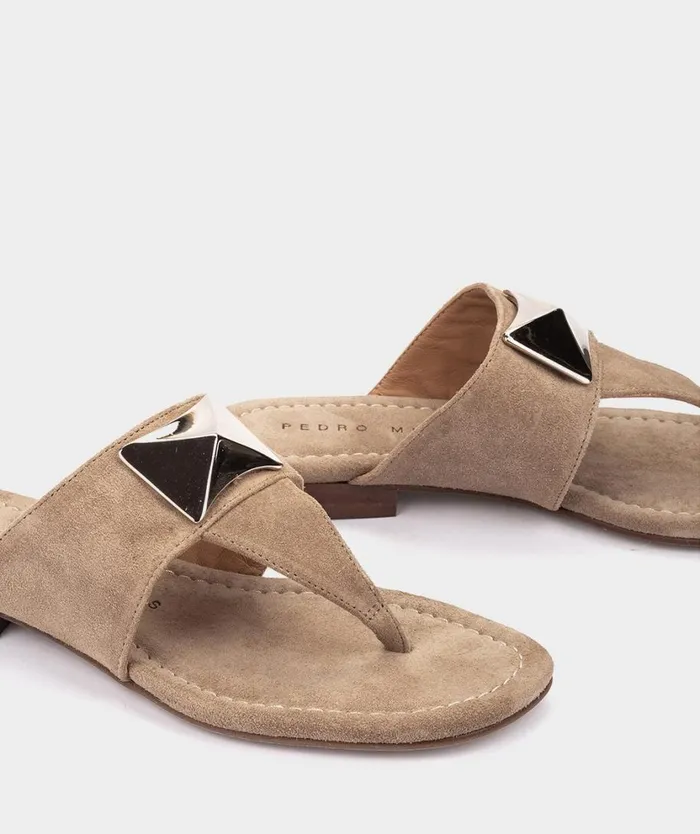 Pedro Miralles Flat Sandals TEIDE Velour Bambi 8211 Woman Pedro Miralles Flat Sandals TEIDE Velour Bambi 8211 Woman