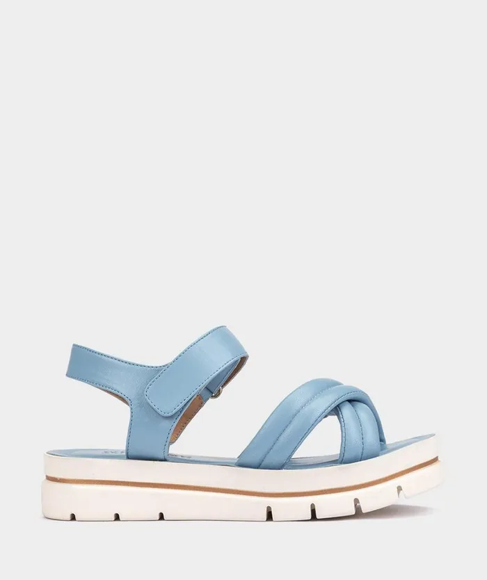 Pedro Miralles Flat Sandals VIANA Cloud Cielo 8211 Woman