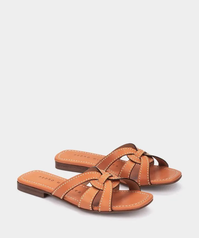 Pedro Miralles Flat Sandals VILLAJOYOSA Alfa Orange 8211 Woman Pedro Miralles Flat Sandals VILLAJOYOSA Alfa Orange 8211 Woman