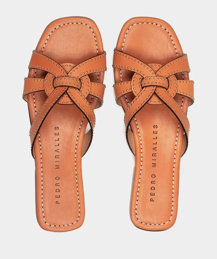 Pedro Miralles Flat Sandals VILLAJOYOSA Alfa Orange 8211 Woman Pedro Miralles Flat Sandals VILLAJOYOSA Alfa Orange 8211 Woman