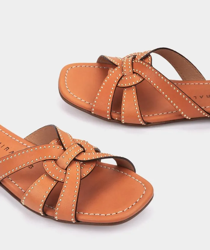 Pedro Miralles Flat Sandals VILLAJOYOSA Alfa Orange 8211 Woman Pedro Miralles Flat Sandals VILLAJOYOSA Alfa Orange 8211 Woman