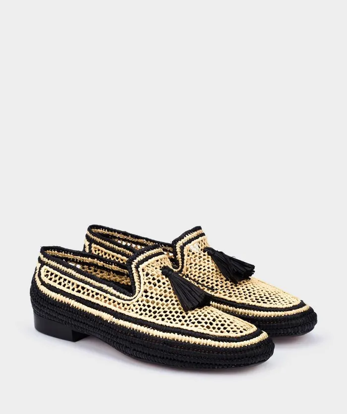 Pedro Miralles Flat Shoes CRDOBA Crochet Negro 8211 Woman Pedro Miralles Flat Shoes CRDOBA Crochet Negro 8211 Woman
