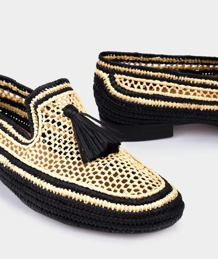 Pedro Miralles Flat Shoes CRDOBA Crochet Negro 8211 Woman Pedro Miralles Flat Shoes CRDOBA Crochet Negro 8211 Woman