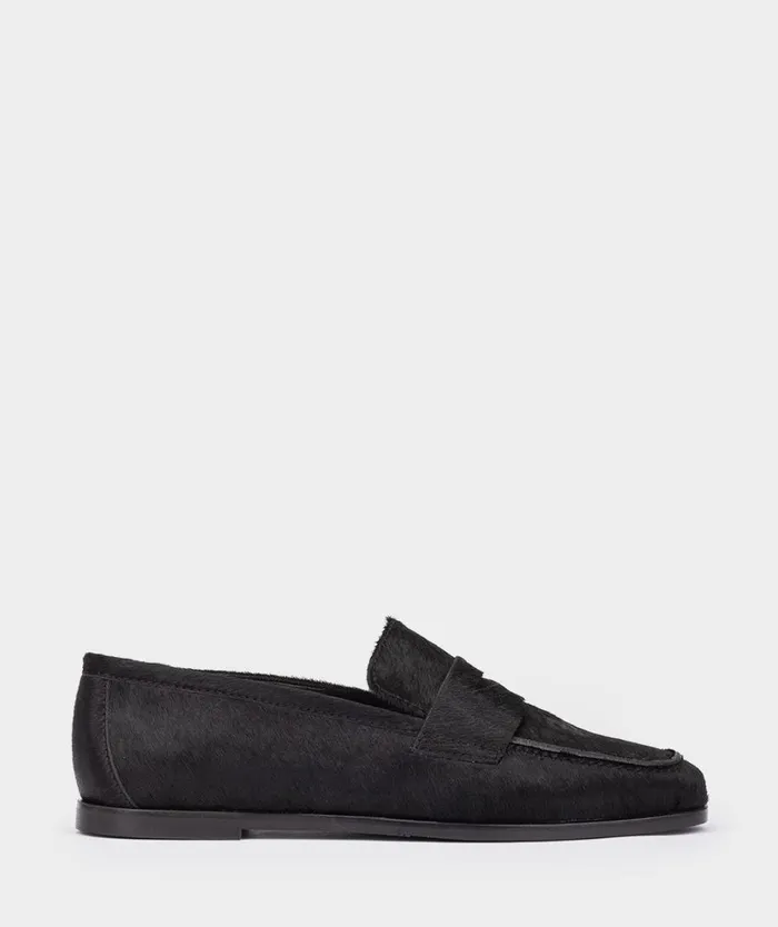 Pedro Miralles Flat Shoes CASPIO Pony Negro 8211 Woman