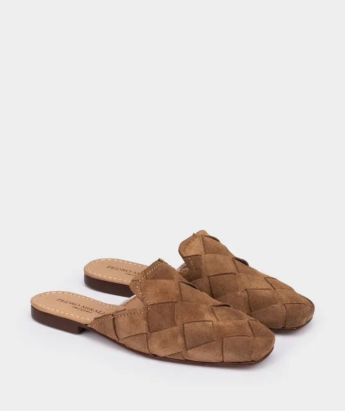 Pedro Miralles Flat Shoes CORIA Velour Cuoio 8211 Woman Pedro Miralles Flat Shoes CORIA Velour Cuoio 8211 Woman