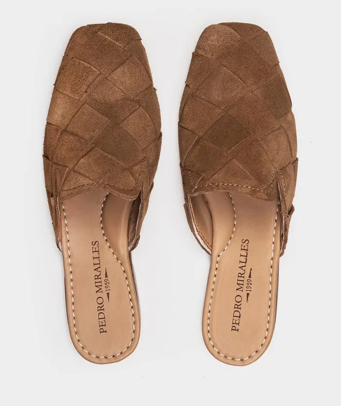 Pedro Miralles Flat Shoes CORIA Velour Cuoio 8211 Woman Pedro Miralles Flat Shoes CORIA Velour Cuoio 8211 Woman