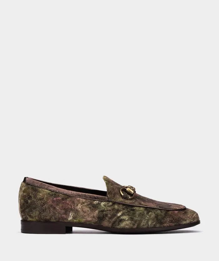 Pedro Miralles Flat Shoes DOLNY Velutto Antik Green 8211 Woman