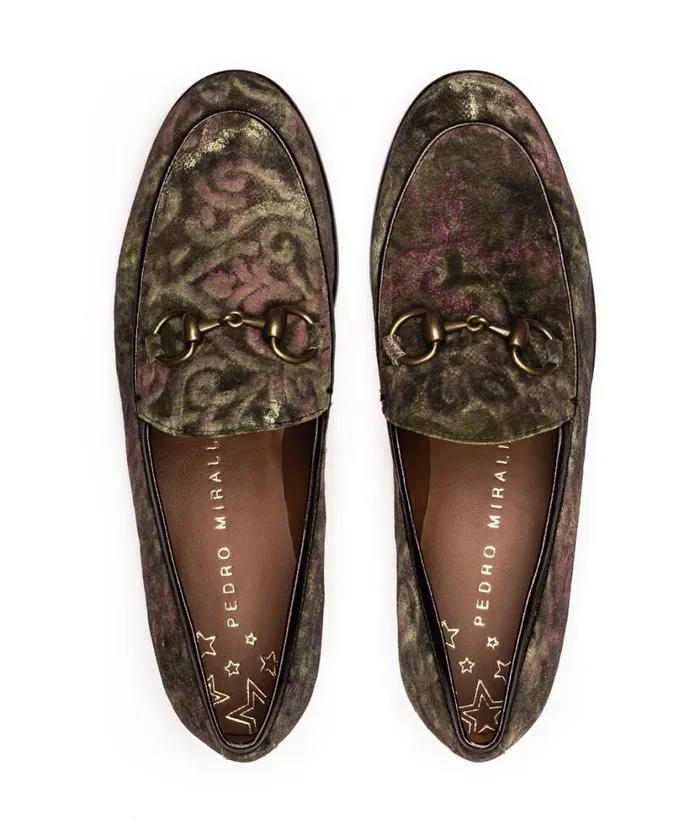 Pedro Miralles Flat Shoes DOLNY Velutto Antik Green 8211 Woman Pedro Miralles Flat Shoes DOLNY Velutto Antik Green 8211 Woman