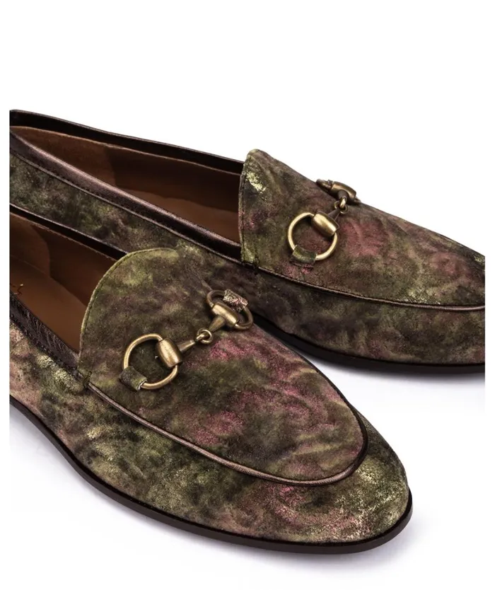 Pedro Miralles Flat Shoes DOLNY Velutto Antik Green 8211 Woman Pedro Miralles Flat Shoes DOLNY Velutto Antik Green 8211 Woman