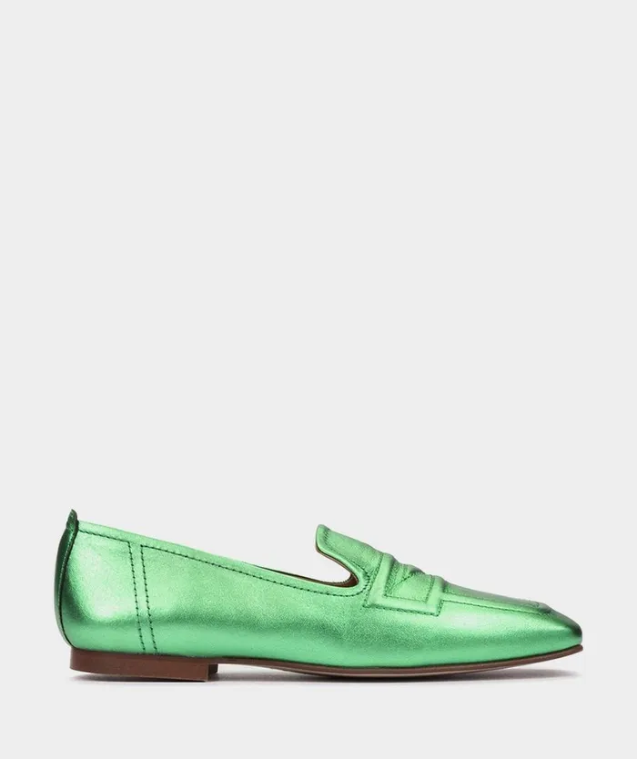 Pedro Miralles Flat Shoes GINZA Napa Metal Agata 8211 Woman