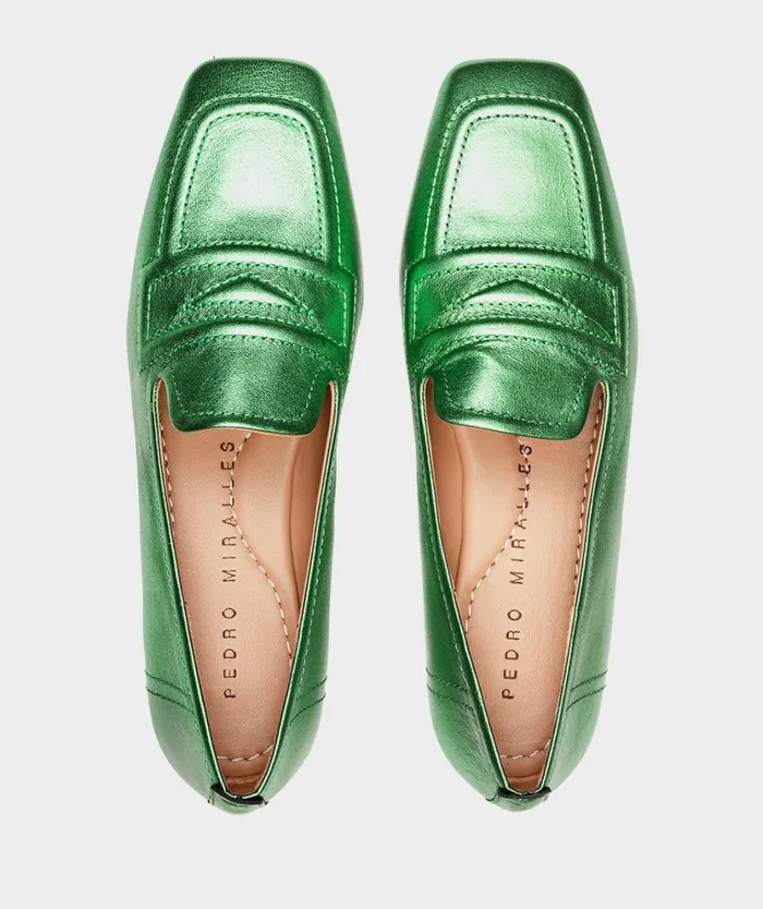 Pedro Miralles Flat Shoes GINZA Napa Metal Agata 8211 Woman Pedro Miralles Flat Shoes GINZA Napa Metal Agata 8211 Woman