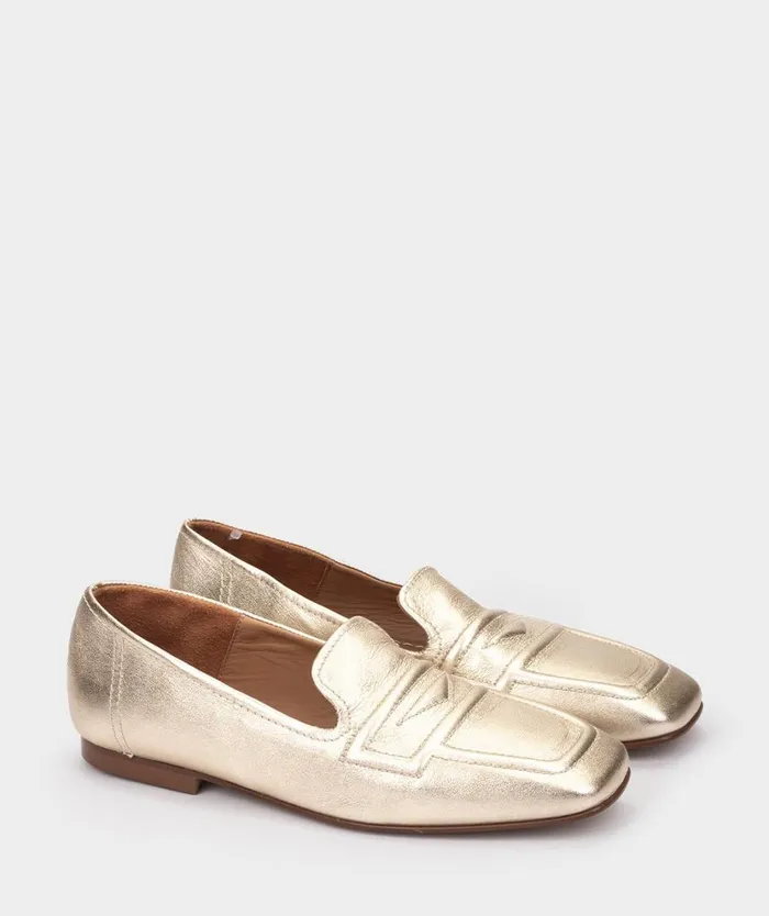 Pedro Miralles Flat Shoes GINZA Napa Metal Platino 8211 Woman Pedro Miralles Flat Shoes GINZA Napa Metal Platino 8211 Woman