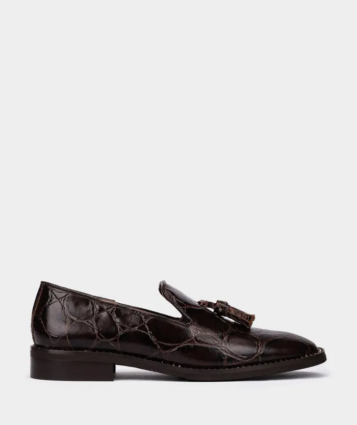 Pedro Miralles Flat Shoes HAVANA Super Coco Moro 8211 Woman