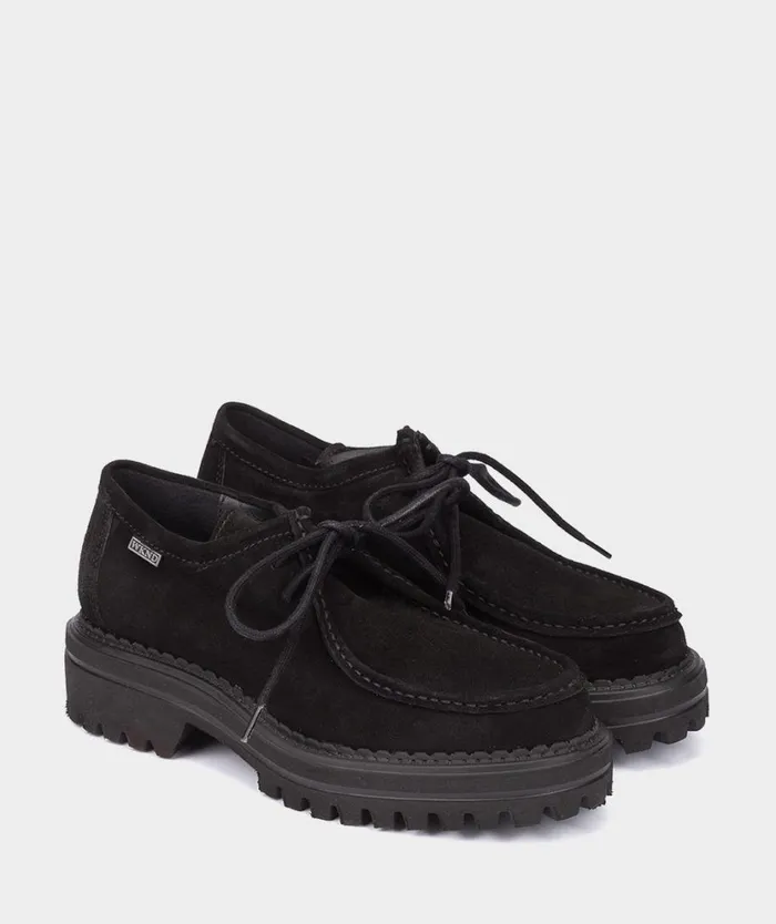 Pedro Miralles Flat Shoes HIMALAYA Velour Negro 8211 Woman Pedro Miralles Flat Shoes HIMALAYA Velour Negro 8211 Woman