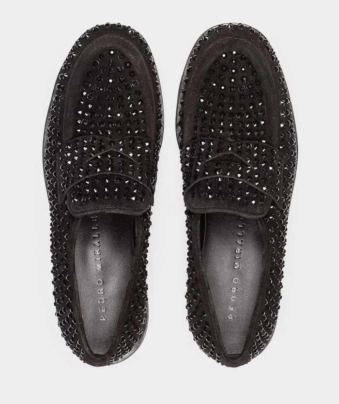 Pedro Miralles Flat Shoes ISLANDIA Velour Negro 8211 Woman Pedro Miralles Flat Shoes ISLANDIA Velour Negro 8211 Woman