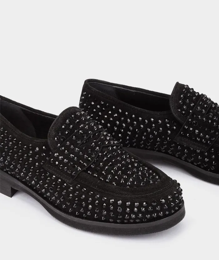 Pedro Miralles Flat Shoes ISLANDIA Velour Negro 8211 Woman Pedro Miralles Flat Shoes ISLANDIA Velour Negro 8211 Woman