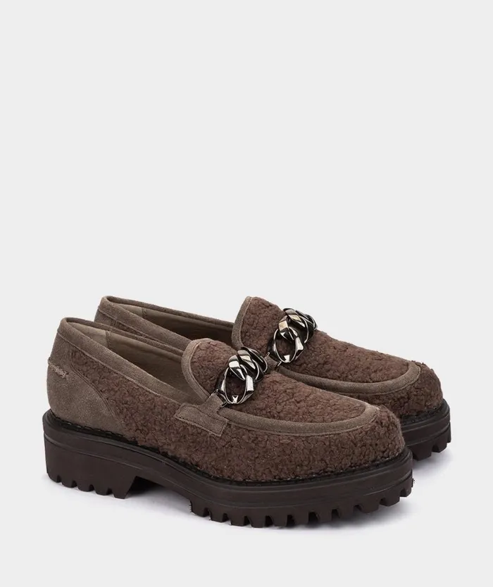 Pedro Miralles Flat Shoes LETONIA Pecorino Marron 8211 Woman Pedro Miralles Flat Shoes LETONIA Pecorino Marron 8211 Woman