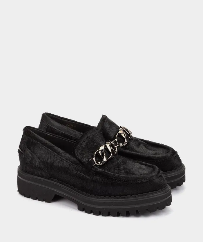 Pedro Miralles Flat Shoes LETONIA Pony Negro 8211 Woman Pedro Miralles Flat Shoes LETONIA Pony Negro 8211 Woman