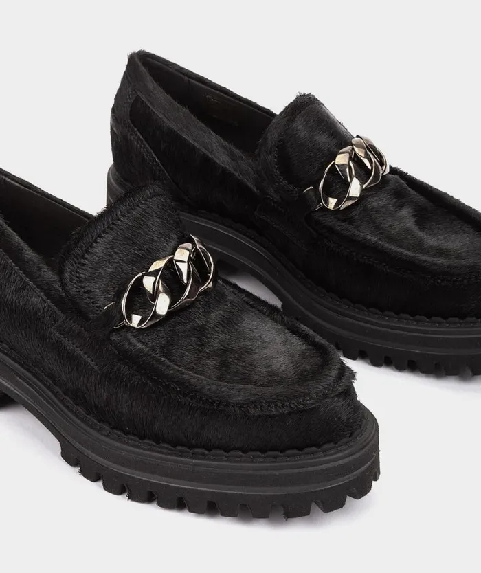 Pedro Miralles Flat Shoes LETONIA Pony Negro 8211 Woman Pedro Miralles Flat Shoes LETONIA Pony Negro 8211 Woman