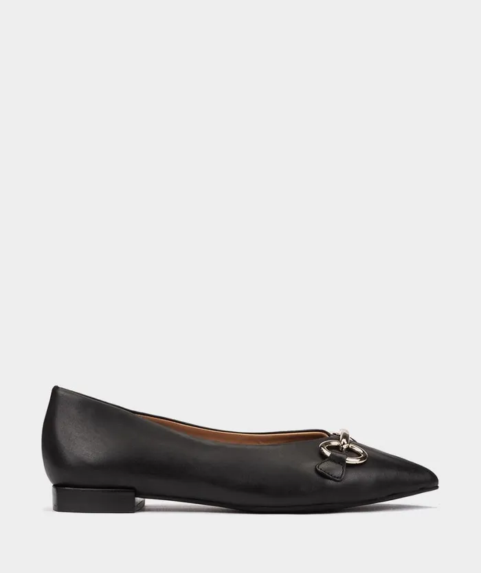 Pedro Miralles Flat Shoes MINA Cristal Negro 8211 Woman