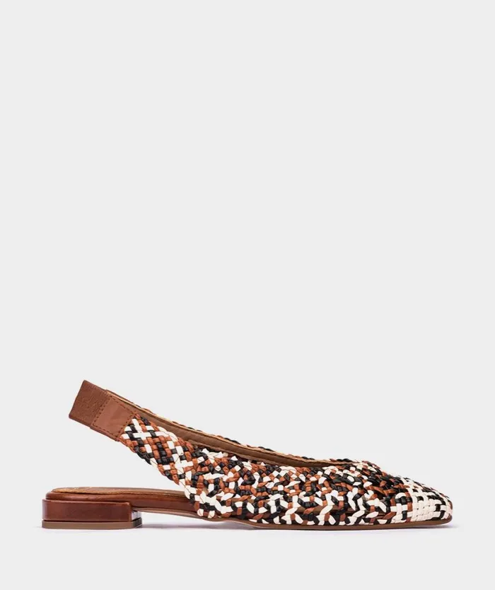 Pedro Miralles Flat Shoes OLIMPIA Trenza Multi Cueros 8211 Woman