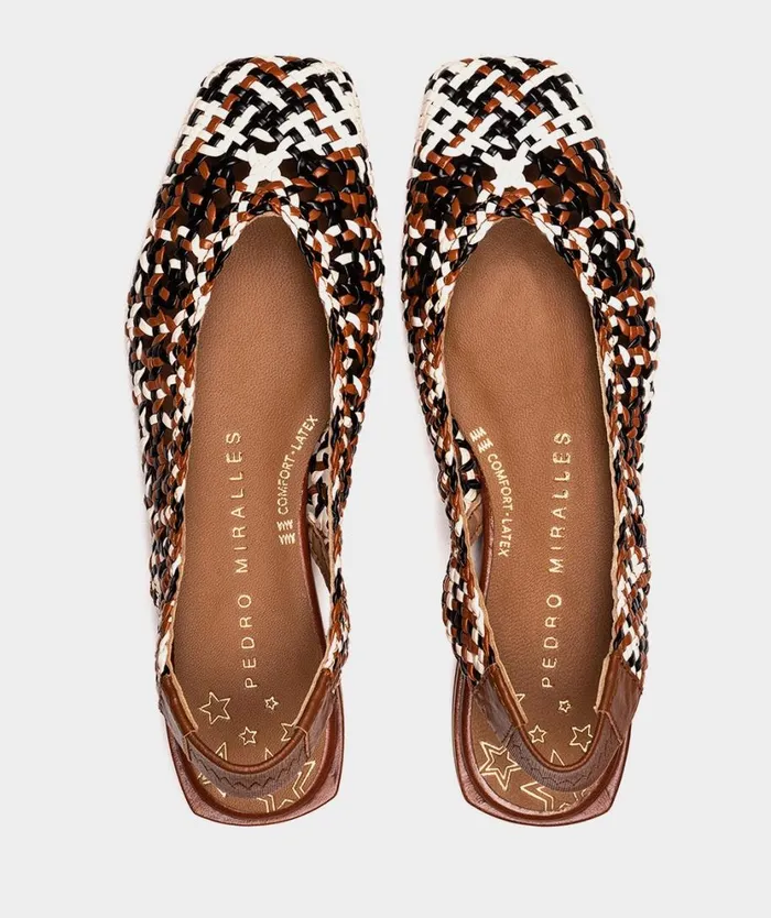 Pedro Miralles Flat Shoes OLIMPIA Trenza Multi Cueros 8211 Woman Pedro Miralles Flat Shoes OLIMPIA Trenza Multi Cueros 8211 Woman