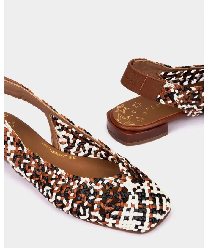Pedro Miralles Flat Shoes OLIMPIA Trenza Multi Cueros 8211 Woman Pedro Miralles Flat Shoes OLIMPIA Trenza Multi Cueros 8211 Woman