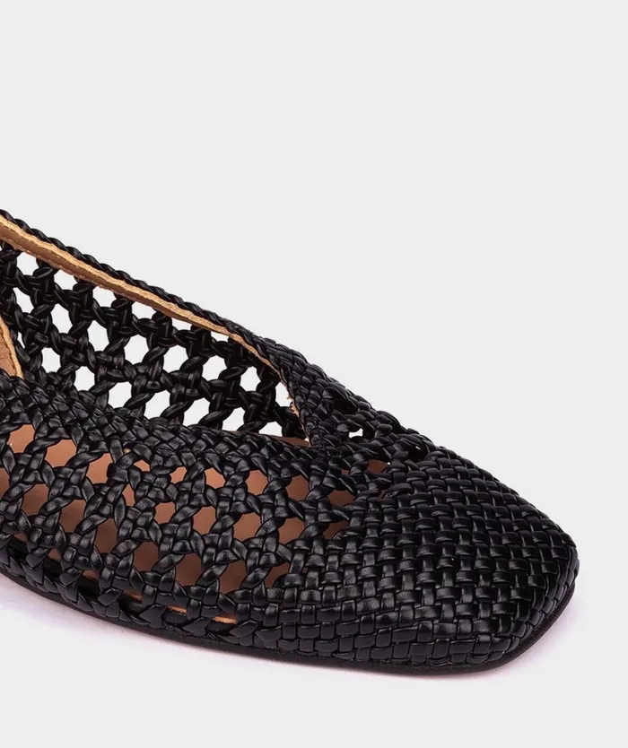 Pedro Miralles Flat Shoes OLIMPIA Trenza Negro 8211 Woman Pedro Miralles Flat Shoes OLIMPIA Trenza Negro 8211 Woman